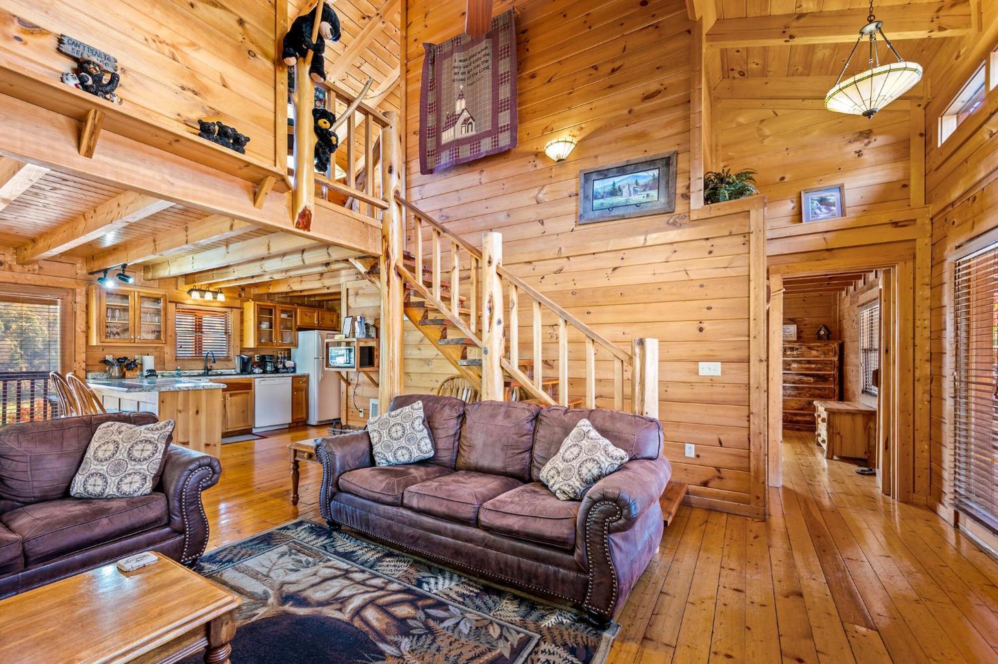 Bearfoot Pines - True Log Cabin - Wi-Fi, Hot Tub, Fishing, Deck With Views! - Mins To Pf Sevierville Exterior foto
